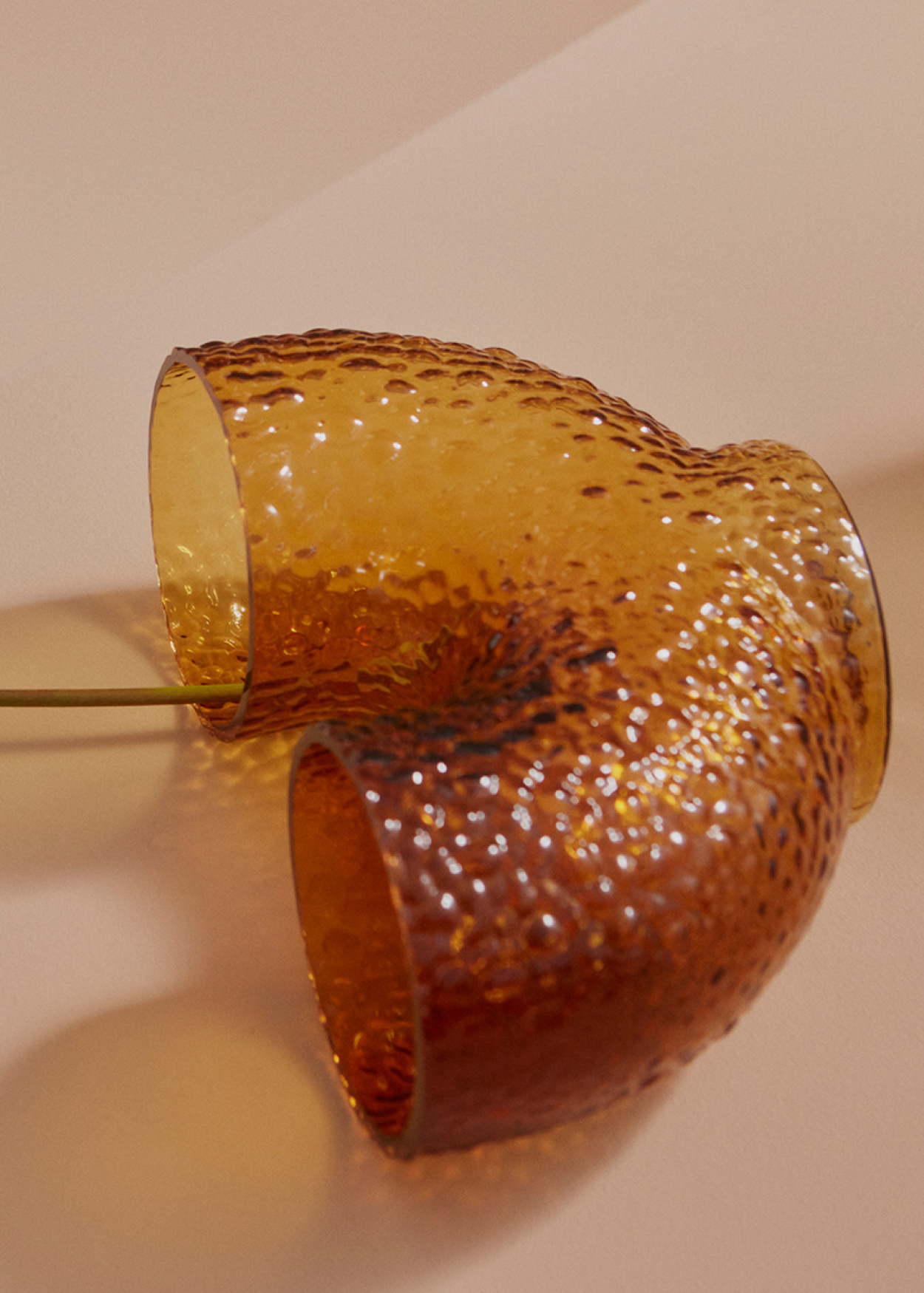 ARURA low glass vase